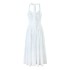 Foreign trade 2024 summer new European and American style fashionable casual pleated camisole dress long skirt for women