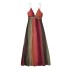 2023 Summer New Women's Fashion Simple Stone Adorned Midi Dress for Foreign Trade