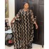 African Robe Women's Dress Mesh Embroidery Front and Back Colorful Beads with Elastic Vest Long Skirt Original Manufacturer