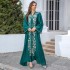 OME Muslim Middle Eastern Robe Women's Abaya Arab Robe Light Luxury Embroidered Evening Dress Customization