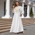 Cross border Muslim Middle Eastern Robe Women's Embroidered Abaya Dress Dubai Women's Muslim Wholesale