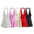 Foreign trade 2024 summer new women's clothing European and American style fashionable silk satin hanging neck backless dress 4772281