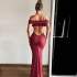 European and American foreign trade women's clothing 2024 summer new one shoulder backless slim fit long skirt temperament hip hugging dress wholesale