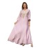 Cross border Muslim Middle Eastern Robe Women's Embroidered Abaya Dress Dubai Women's Muslim Wholesale