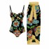 2023 new swimsuit two-piece vacation bikini beach European and American sexy bikini one-piece conservative swimsuit for women