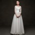 2023 New Bridal Wedding Dress with Simple One Shoulder Shoulder Style, Palace Style, Foreign Trade Dress, Hepburn Lace, Looks Thin