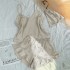 Fashionable ice and snow silk sleepwear, women's summer sexy camisole, small vest, shorts, three piece set, thin women's home clothes, nightgown