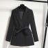 Black coffee colored suit jacket versatile loose casual suit spring and autumn styles for young children