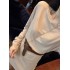 Mimi24SS early autumn new lazy loose medium long T-shirt skirt spicy girl long sleeved top female