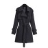 Wind coat women 2024 early spring and autumn new Korean style short, medium and long coat temperament British style high-end coat