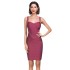 Amazon Versatile Bandage Dress Basic Tight Bag Hip Inner Tank Top Skirt Winter Women's High End Multi Color