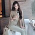 South Korean confidante sister French sweet girl cloak jacket for women 2024 autumn and winter new high-end shawl shoulder top