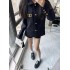 VA2024 Autumn/Winter New Product: Gold Letter Embroidery, Fashionable, Versatile, Elegant and Stylish Style, Wool Coat for Women