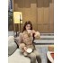 Autumn and winter new Korean version of socialite women's shawl cape jacket fashionable fur fur collar sweater knitted cardigan outer outfit