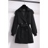 Khaki short windbreaker women's coat small 2024 new autumn mid to long style high-end super good-looking coat