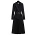 Fake two piece dress, 2024 autumn new style suit collar, slimming temperament, commuting goddess style pleated skirt