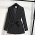 Black coffee colored suit jacket versatile loose casual suit spring and autumn styles for young children