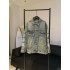 Autumn and winter new retro vintage versatile double-B denim jacket with washed print loose jacket for men and women