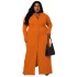 Amazon's best-selling Wish independent website cross-border plus size women's clothing European and American sexy slit slit dress N7701