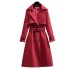 Wind coat women 2024 early spring and autumn new Korean style short, medium and long coat temperament British style high-end coat