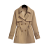 Windbreaker, coat, women's clothing, early autumn and winter 2024 new item, small stature, western-style, Hepburn style, medium to long style, spring