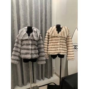 2024 Winter New Fur Imitation Otter Rabbit Fur Totoro Collar Fur Jacket High End Fashionable Lady Short Women