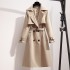 Wind coat women 2024 early spring and autumn new Korean style short, medium and long coat temperament British style high-end coat