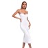 Independent station women's bandage Thai suspender rhinestone slit bandage dress sexy banquet dress