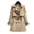 Wind coat women 2024 early spring and autumn new Korean style short, medium and long coat temperament British style high-end coat