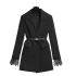 2024 Spring and Autumn New Women's High end Fashion Suit Coat Dress with Waist cinching for slimming temperament Suit Small Black Dress