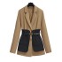 Suit jacket for women in spring and autumn 2024, new Korean version, small stature, high-end temperament, socialite, waist cinched suit top