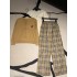 24SS new checkered striped drawstring loose wide leg pants for men, casual pants for women