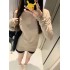 Mimi24SS early autumn new lazy loose medium long T-shirt skirt spicy girl long sleeved top female