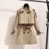 Wind coat women 2024 early spring and autumn new Korean style short, medium and long coat temperament British style high-end coat