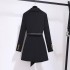 2024 spring new women's high-end fashion suit jacket dress, waist cinching slimming temperament suit small black skirt