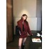 Skk Store Hannan Dong Street American Retro Woolen workwear Jacket, Coat, Half Skirt Set, Women's Autumn