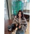 2024 Winter New Fur Imitation Otter Rabbit Fur Totoro Collar Fur Jacket High End Fashionable Lady Short Women