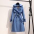 New style trench coat, Korean style outerwear, Spring and Autumn style collar suit, fashionable loose fit, women's hundred, medium length, British style chic