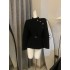 Wealthy heiress Korean version with a sense of luxury, this year's popular woolen coat, cloak, suit, woolen coat, women's autumn and winter new style