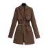 Advanced khaki black small suit jacket for women's morning spring and autumn wear, new Korean version loose casual suit