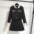 Xiaoxiangfeng Dress Set 2024 Early Autumn Short Coat Dress Two Piece Set