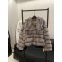 2024 Winter New Fur Imitation Otter Rabbit Fur Totoro Collar Fur Jacket High End Fashionable Lady Short Women