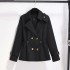 Commuting versatile British trench coat, women's short autumn new loose fit slimming short top