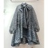 Trendy luxury, aloof style, unique and stylish, stylish and noble, leopard print long sleeved shirt, stylish and stylish dress