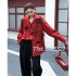 Mid to long length fashion heavy industry Xin Zhilei's floral embroidery tassel long sleeved shirt with a loose and trendy design