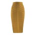 2021 European and American New Style Featured Stripe Sexy Mid Skirt Temperament Slimming High Waist Hip Wrapping Skirt Bandage Skirt Wholesale