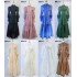 Real time spot European and American new elegant dress with hollowed out lace patchwork high waisted long sleeved dress, long skirt in eight colors