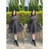 New spring outfit with French style luxury and elegant temperament, featuring a petite fragrance and lace dress. Women's ruffled princess dress