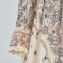 Real shooting spot Australian design printed patchwork lace button lace shirt+large swing half skirt set with belt