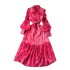 2023 Spring New Women's Clothing Beautiful, niche, tea break, French Campanula style, high-end temperament, floral dress